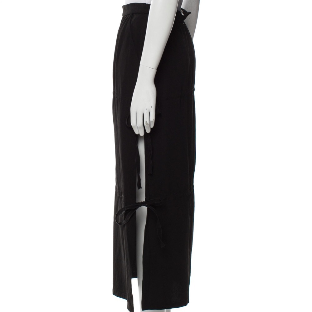 Designer cargo midi skirt